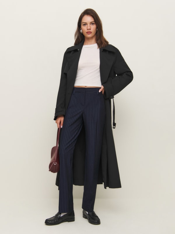 Kelly Low Rise Pant - Midnight Stripe